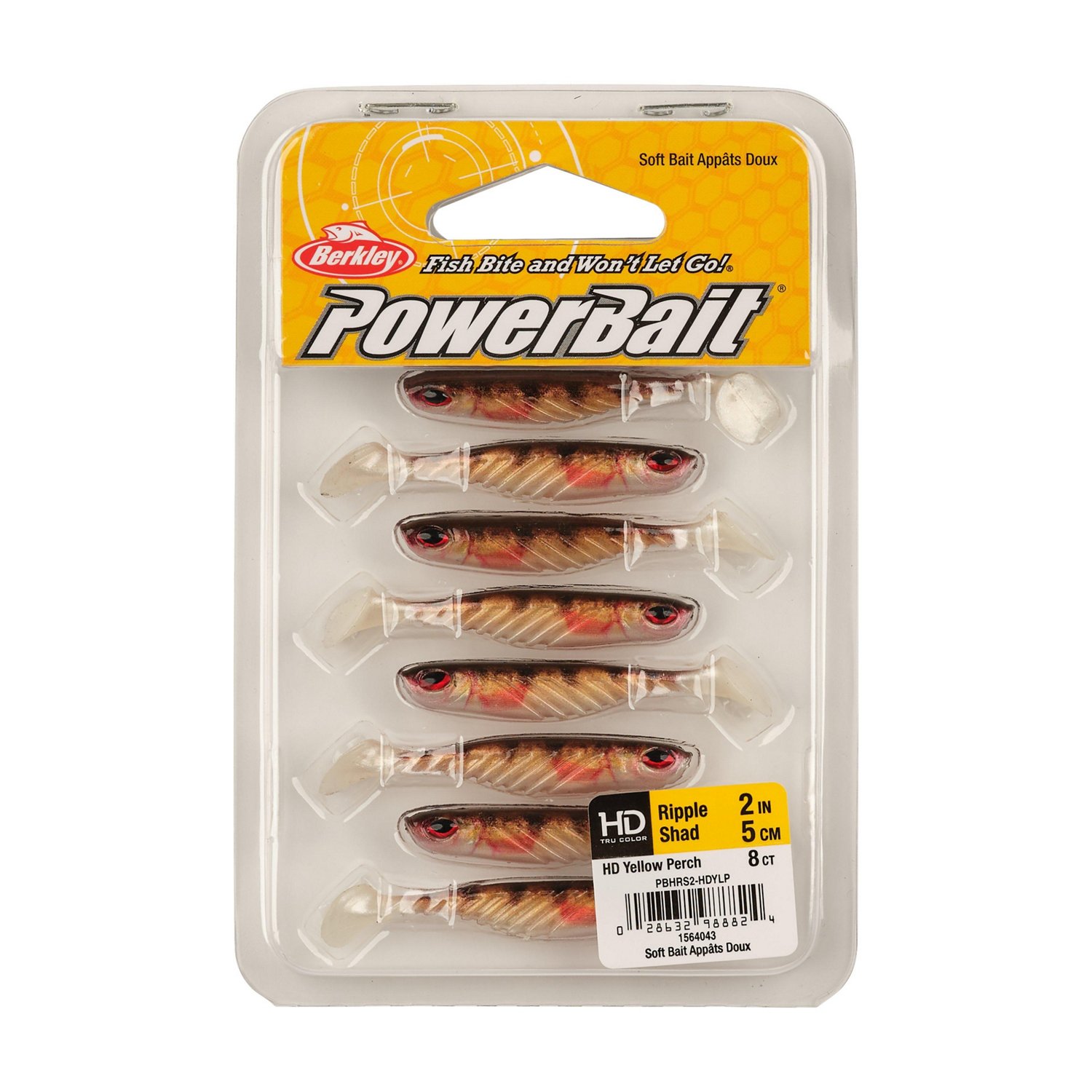 Berkley PowerBait Ripple Shad 2 in Smelt Soft Bait 8-Pack  - view number 3