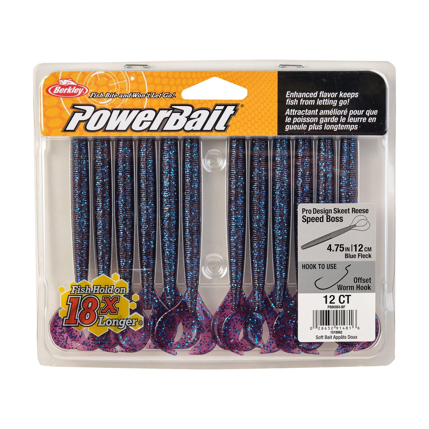 Berkley PowerBait Speed Boss Soft Bait 12-Pack - view number 4