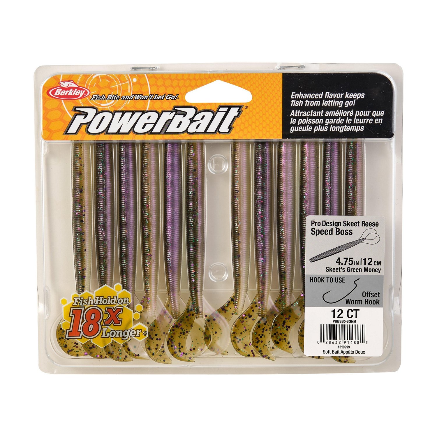 Berkley PowerBait Speed Boss Soft Bait 12-Pack - view number 4