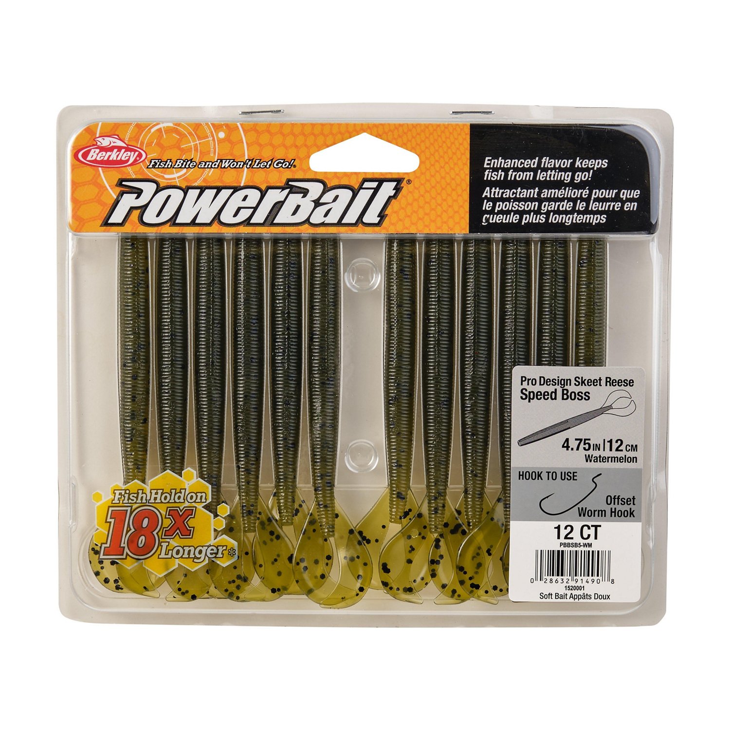 Berkley PowerBait Speed Boss Soft Bait 12-Pack - view number 4