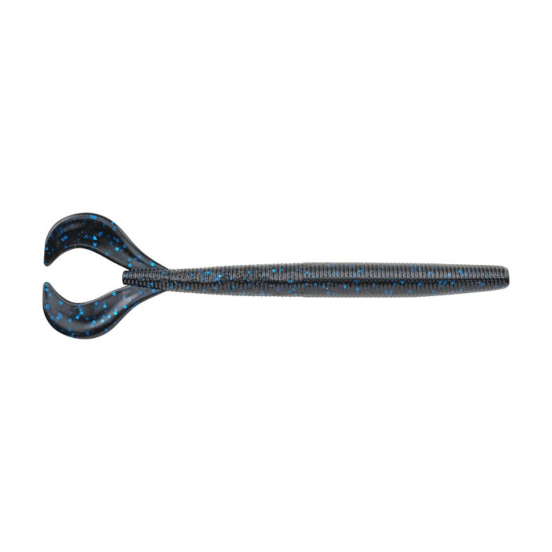 Berkley PowerBait Speed Boss Worm - 6-3/4″ - Black Blue Fleck