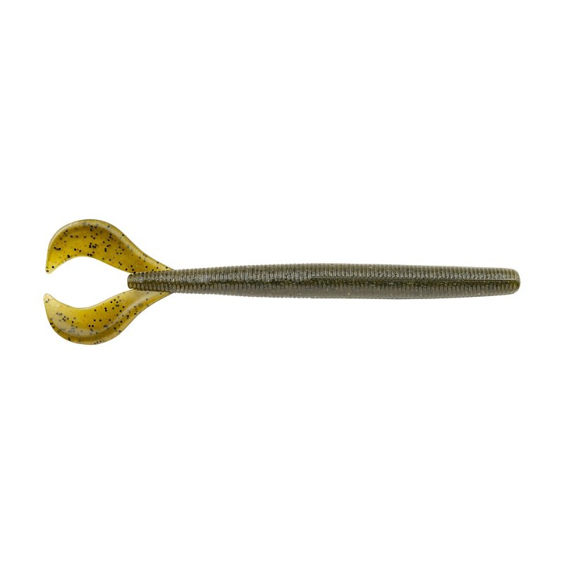 Berkley PowerBait Speed Boss Worm - 6-3/4″ - Green Pumpkin