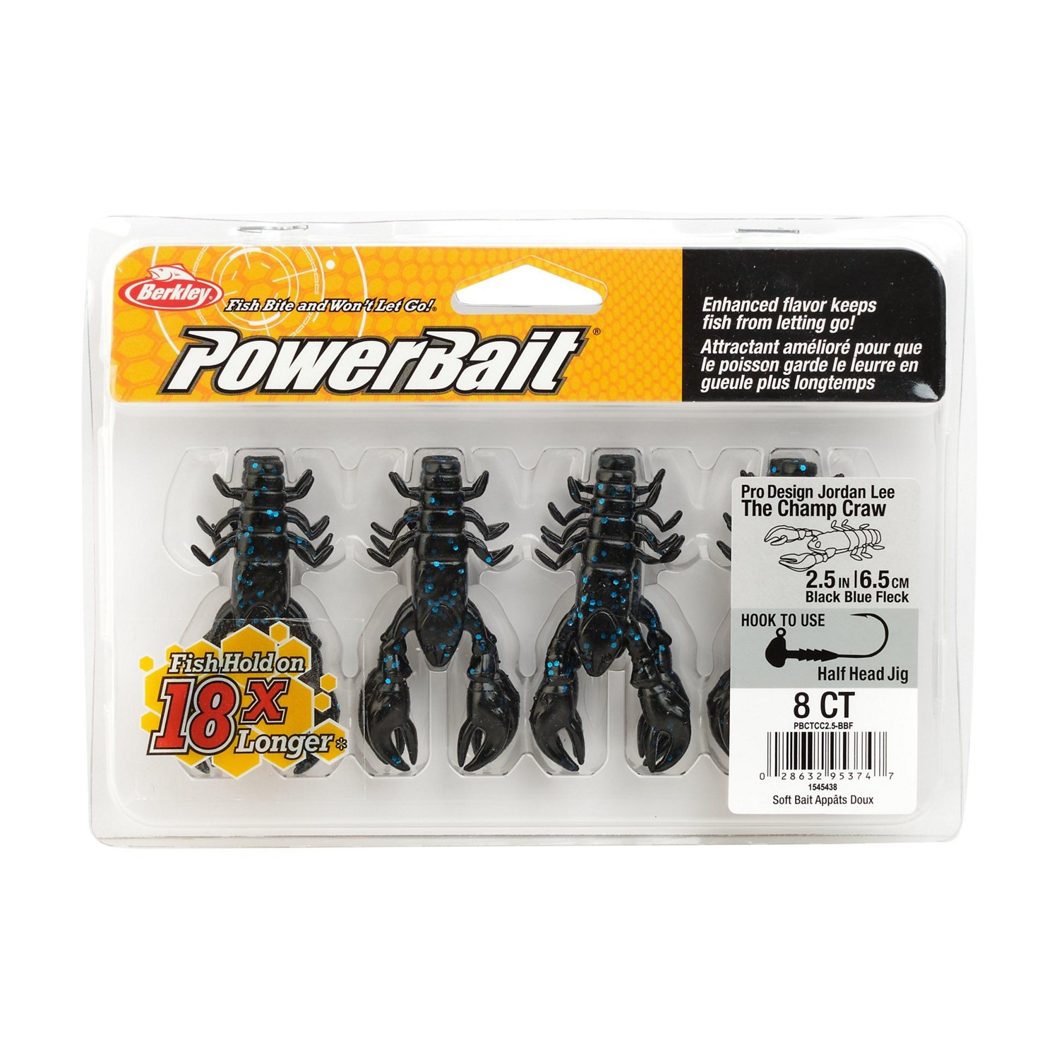 Berkley PowerBait The Champ Crawfish Bait 8-Pack - view number 4