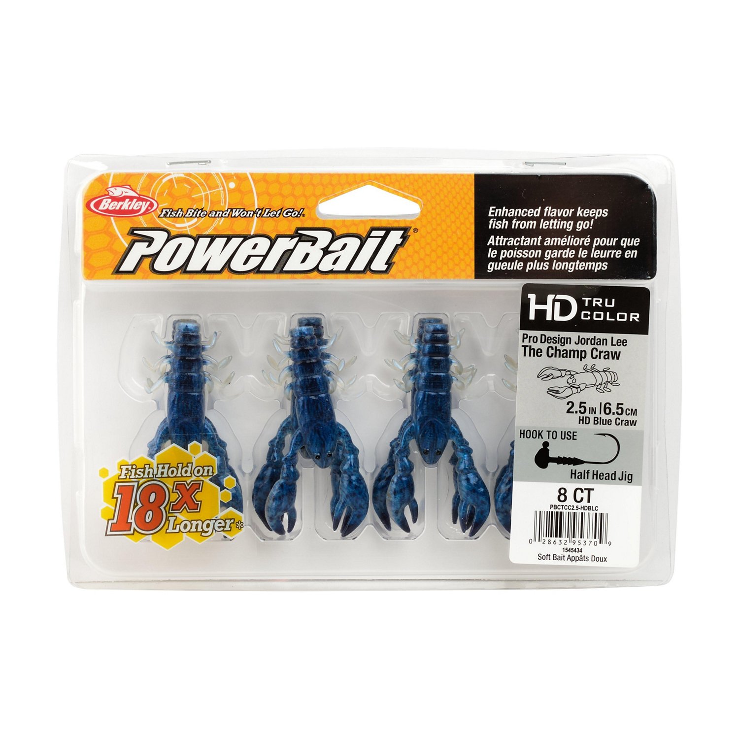 Berkley PowerBait The Champ Crawfish Bait 8-Pack - view number 4