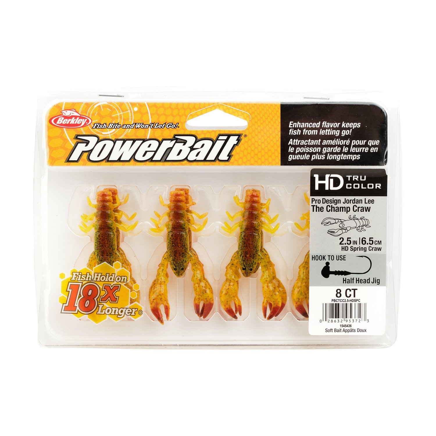 Berkley PowerBait The Champ Crawfish Bait 8-Pack - view number 4