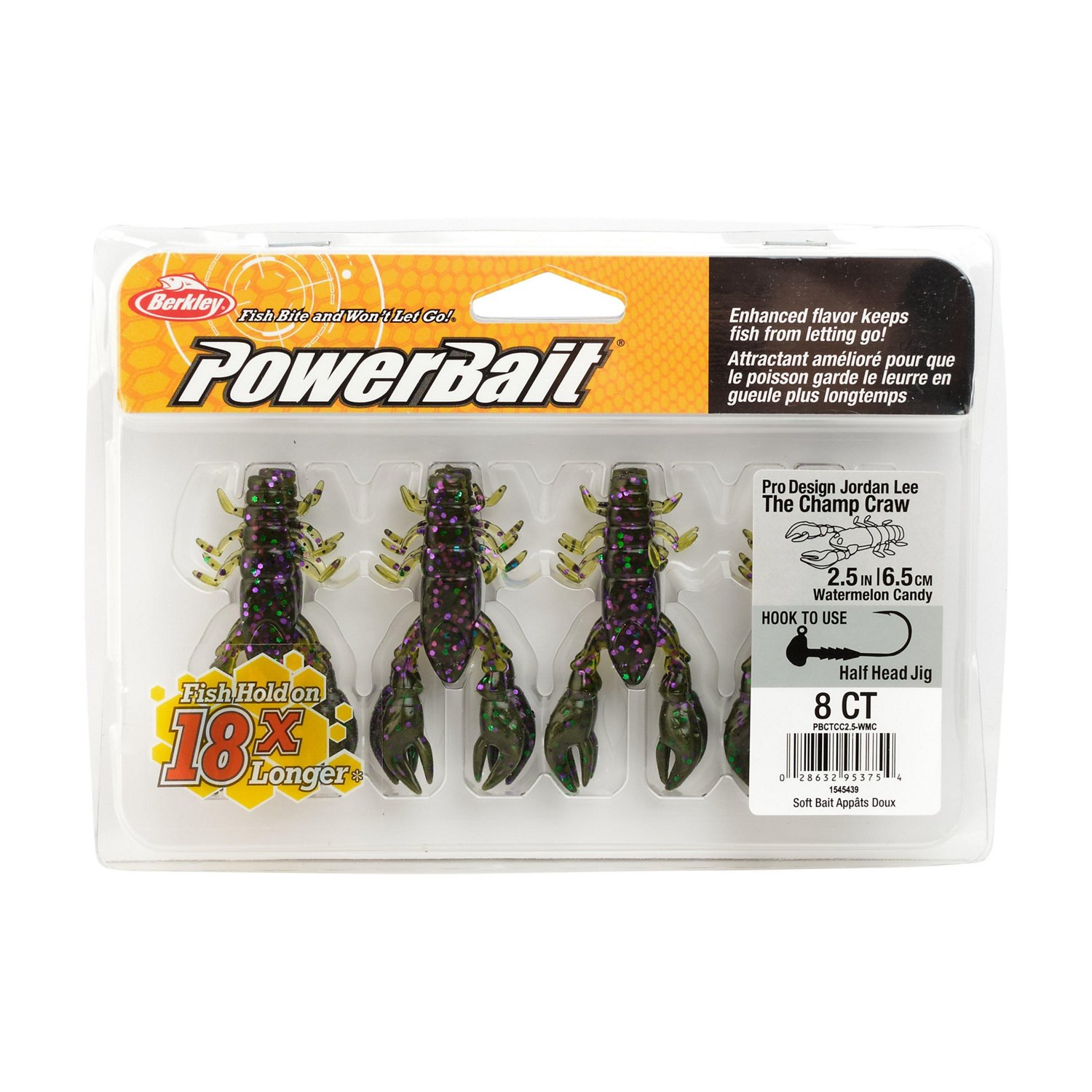 Berkley PowerBait The Champ Crawfish Bait 8-Pack - view number 4