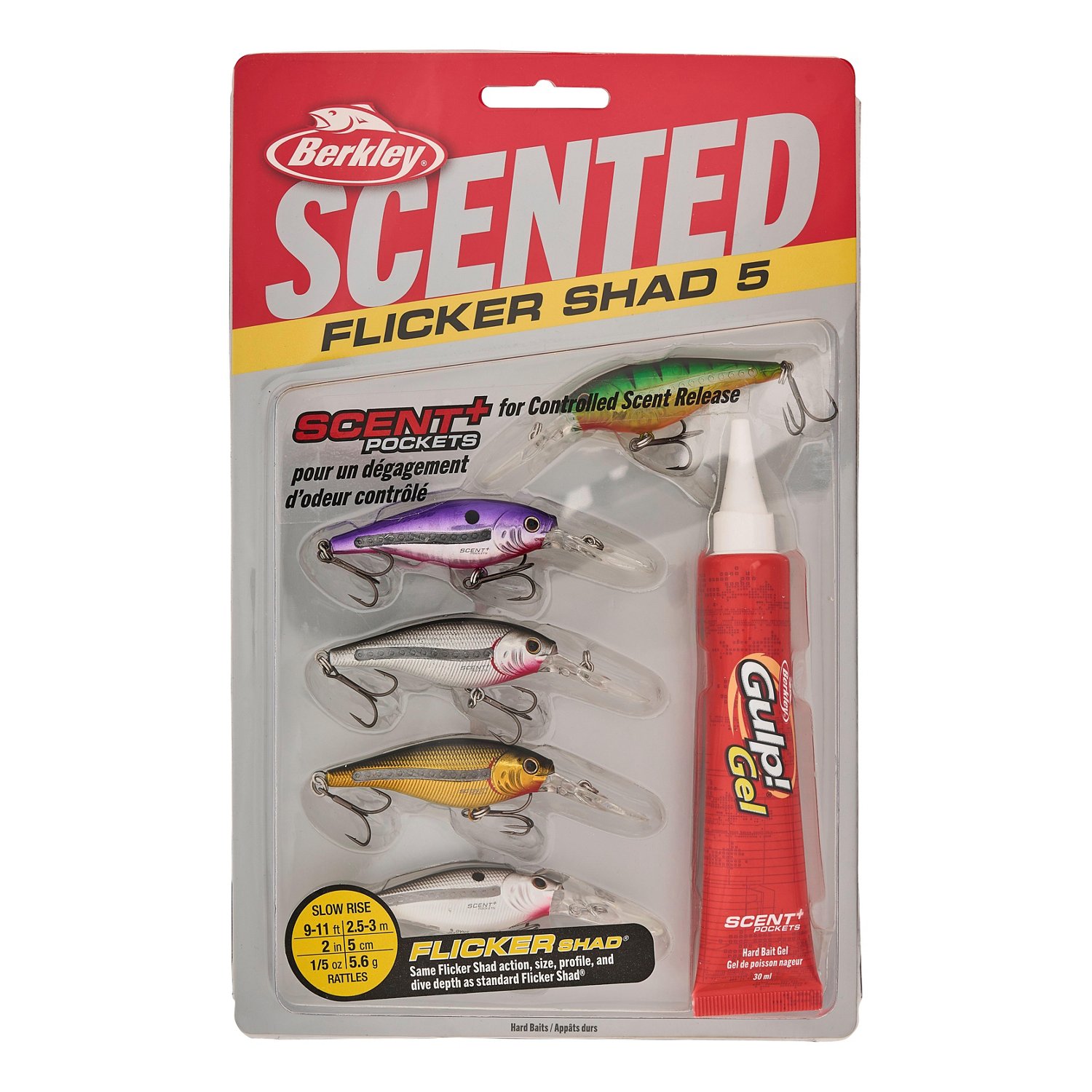 Berkley Scented Flicker Shad Baitfish 5-Pack