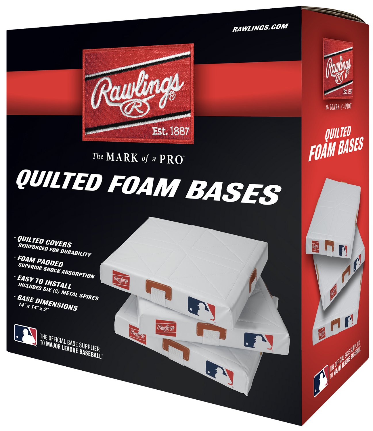 Rawlings Quilted 3-Piece Base Set - view number 5