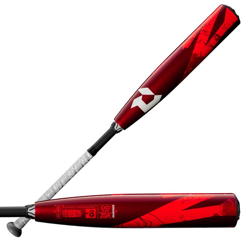 DeMarini 2024 Zoa USSSA Baseball Bat -8 Red/Grey - Bbcor/Senior Bats at Academy Sports