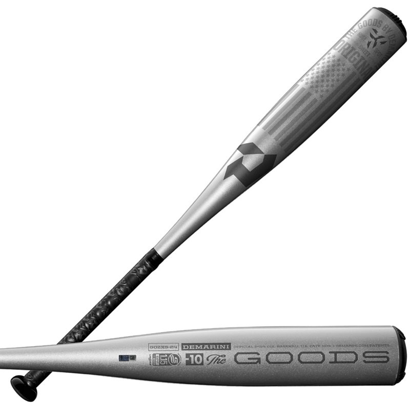 DeMarini 2024 The Goods One-Piece SL USSSA Bat (-10) Grey/Black - Bbcor/Senior Bats at Academy Sports