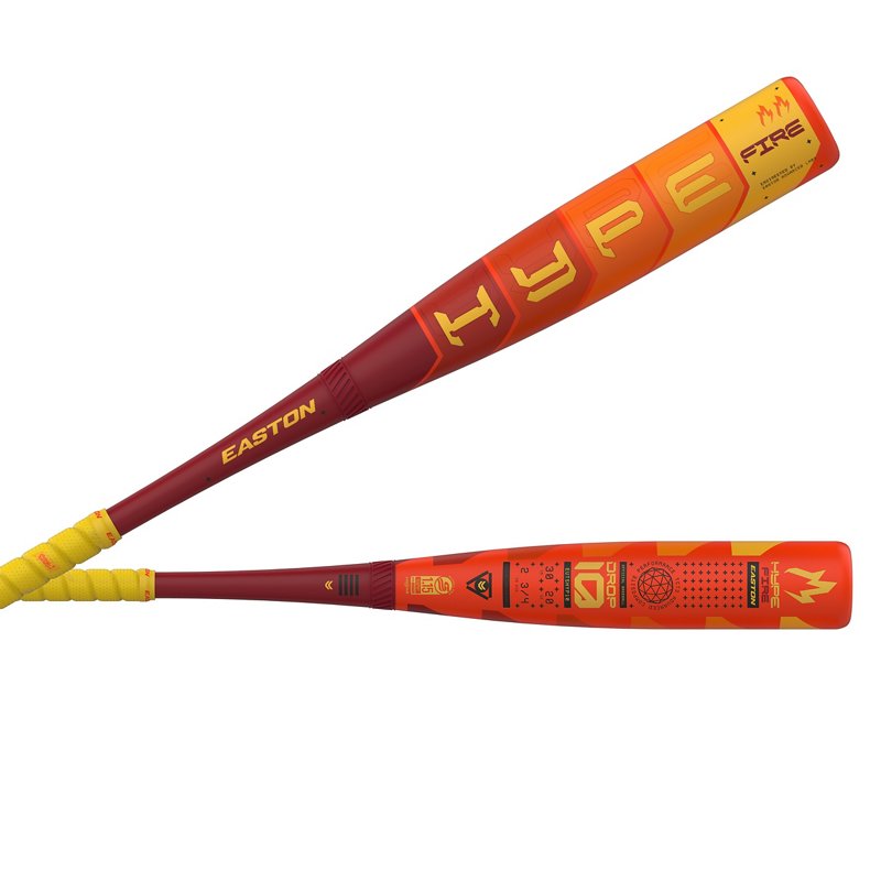 Easton Hype Fire 2025 SL USSSA Baseball Bat -10 Orange/Red - Bbcor/Senior Bats at Academy Sports