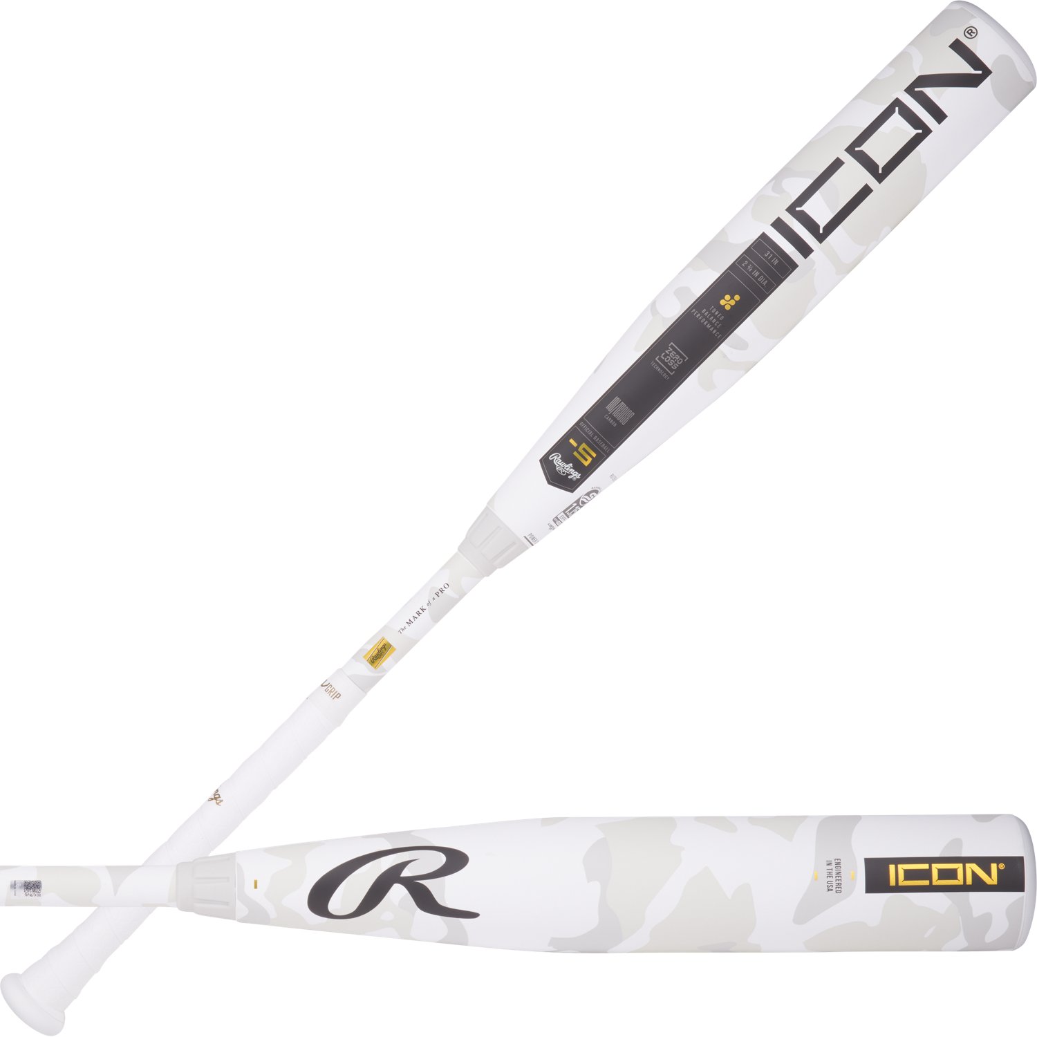 Rawlings 2025 Icon USSSA SL  Baseball Bat -5                                                                                     - view number 1