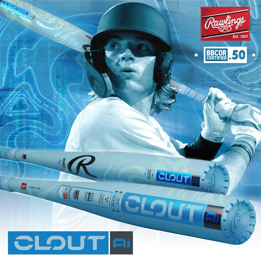 Rawlings Clout AI 2025 BBCOR Bat -3 - view number 5