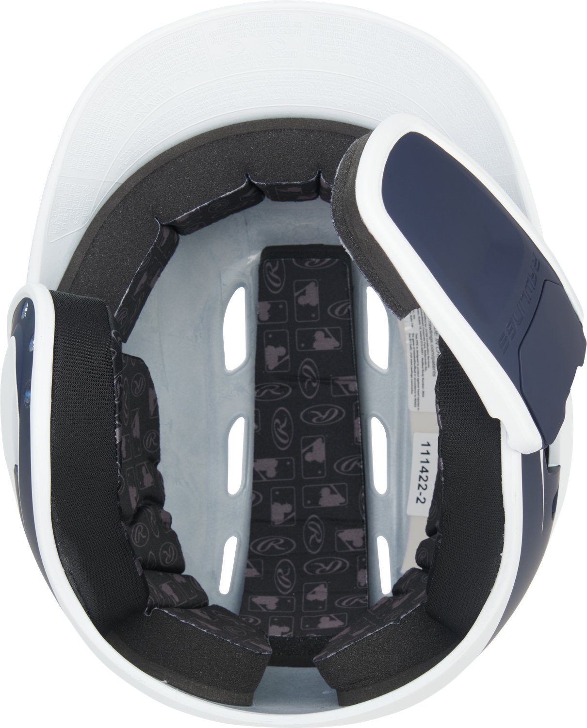 Rawlings Juniors’ R16 2-Tone Helmet with Extension - view number 7