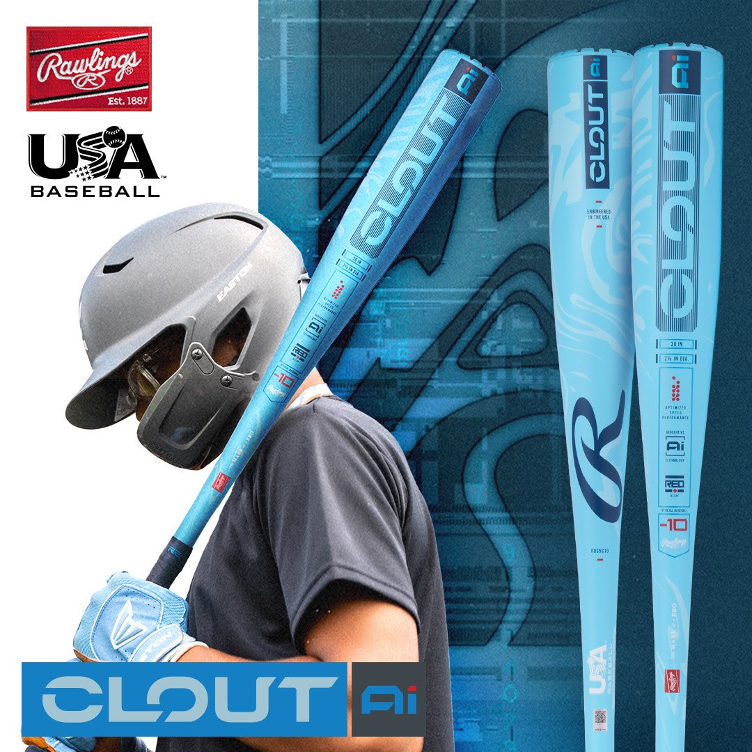 Rawlings Youth Clout AI USA Baseball Bat -10 - view number 6