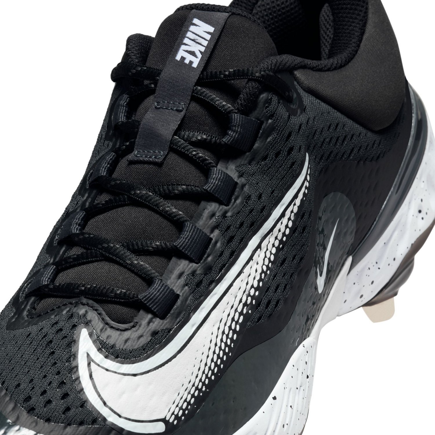Nike Men's Alpha Huarache Elite Low Metal Baseball Cleats - view number 7