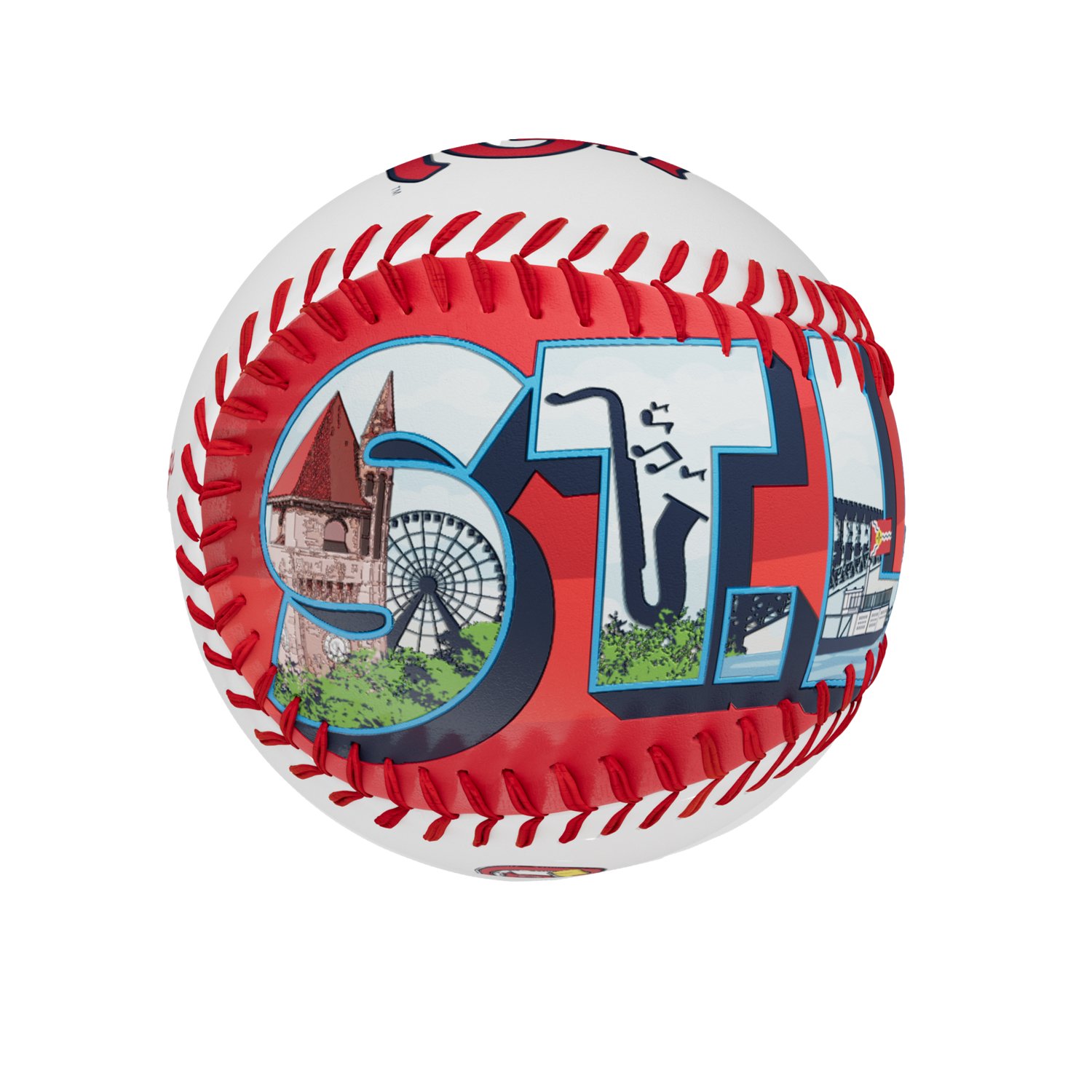 Rawlings St. Louis Cardinals Postcard Baseball - view number 5