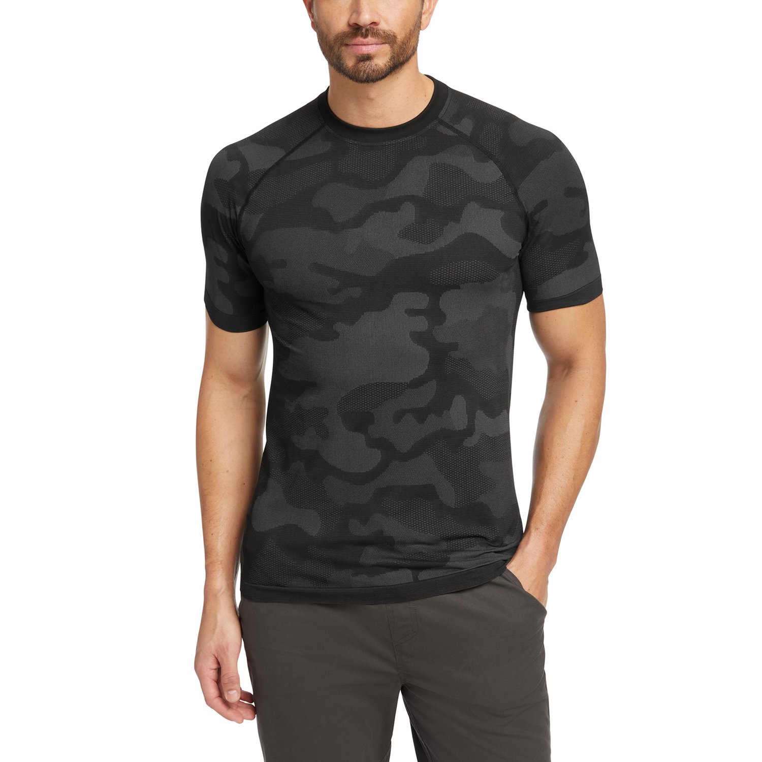 Wolverine Men's Camo Mesh Crewneck Undershirt - view number 1