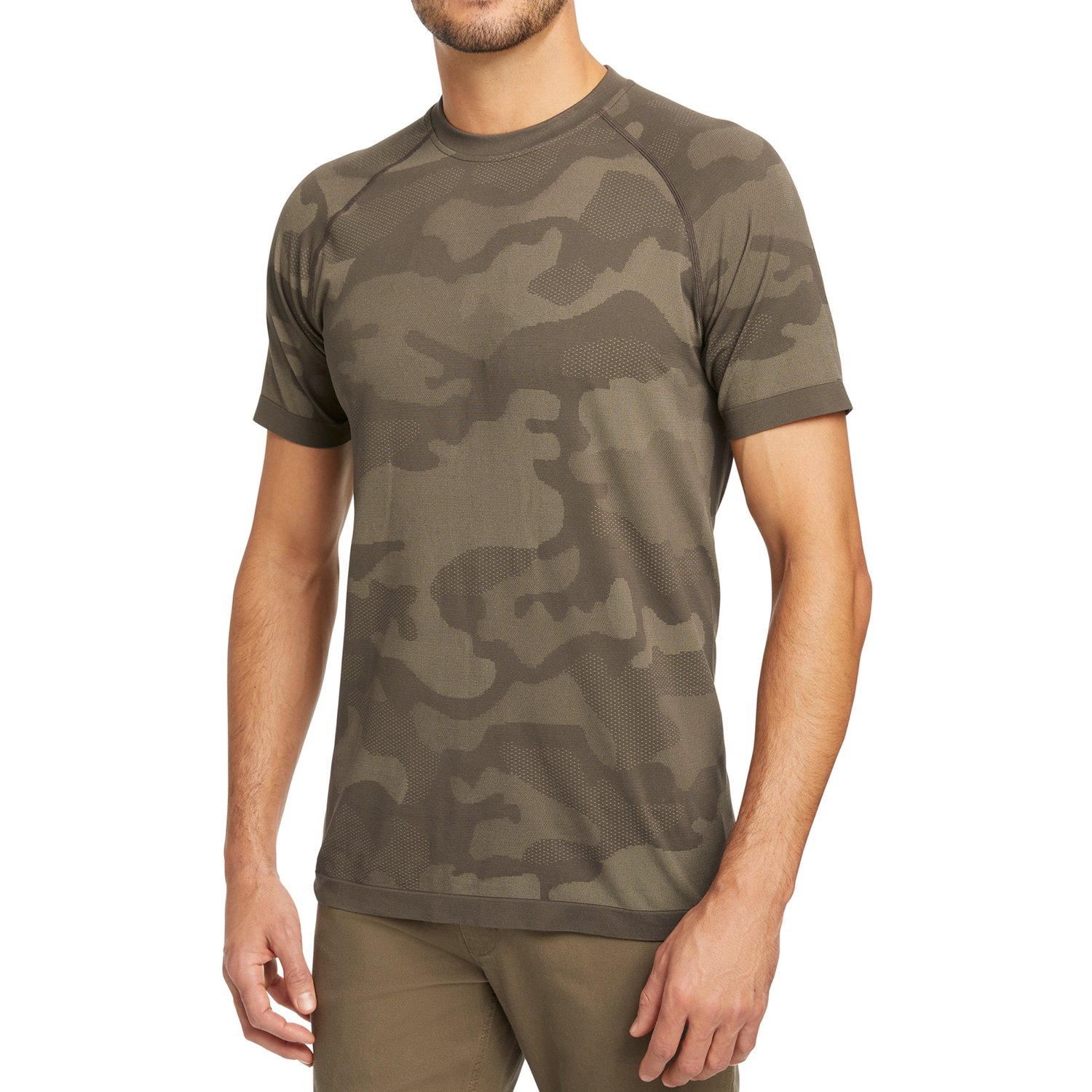 Wolverine Men's Camo Mesh Crewneck Undershirt