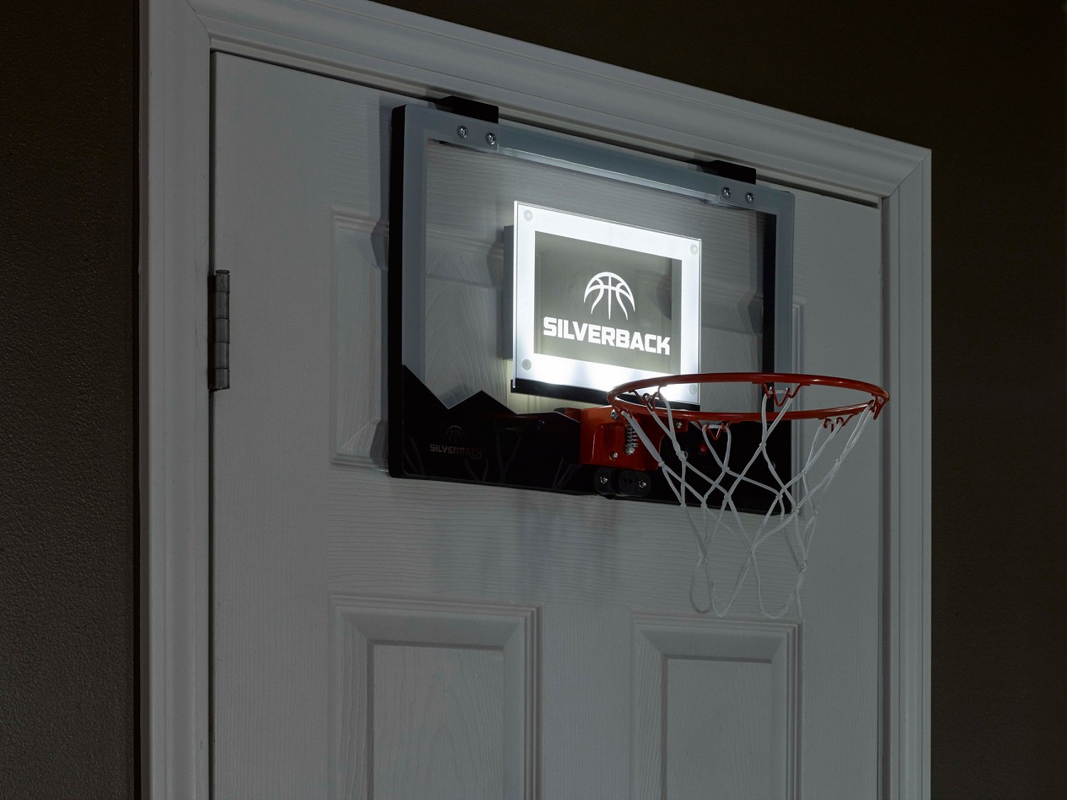 Silverback LED Light-Up Over the Door 18 in. Mini Basketball Hoop - view number 6