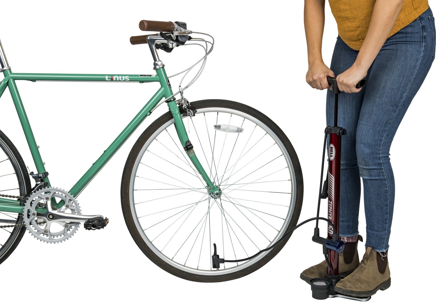 Bell Zephyr 750 Dual Hose Bicycle Floor Pump                                                                                     - view number 6