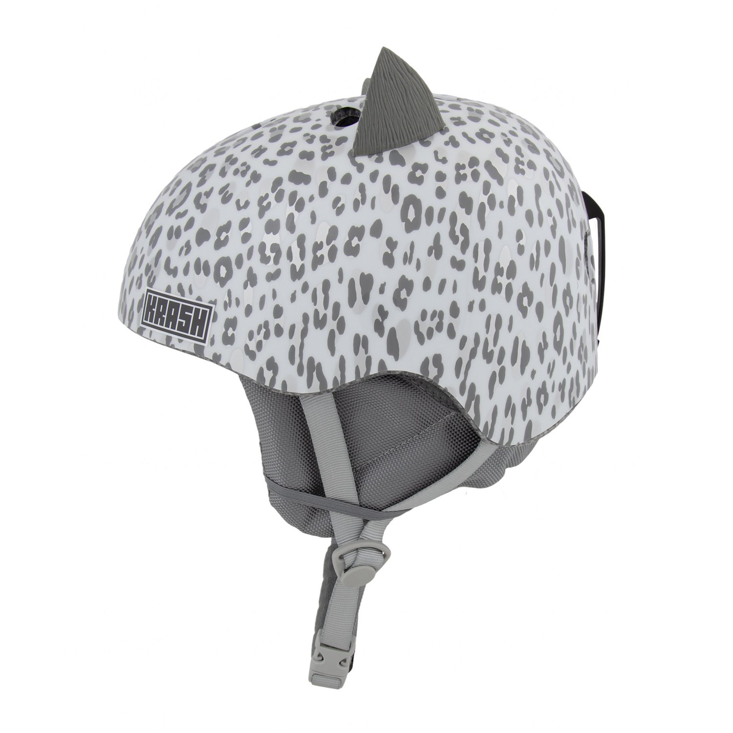 Krash Youth Silver Snow Leopard 54 - 58 cm Snow Helmet                                                                           - view number 4