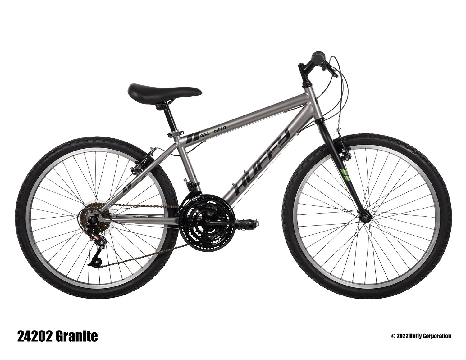 Huffy Boys' 24 in Granite 15-Speed Mountain Bike - view number 2