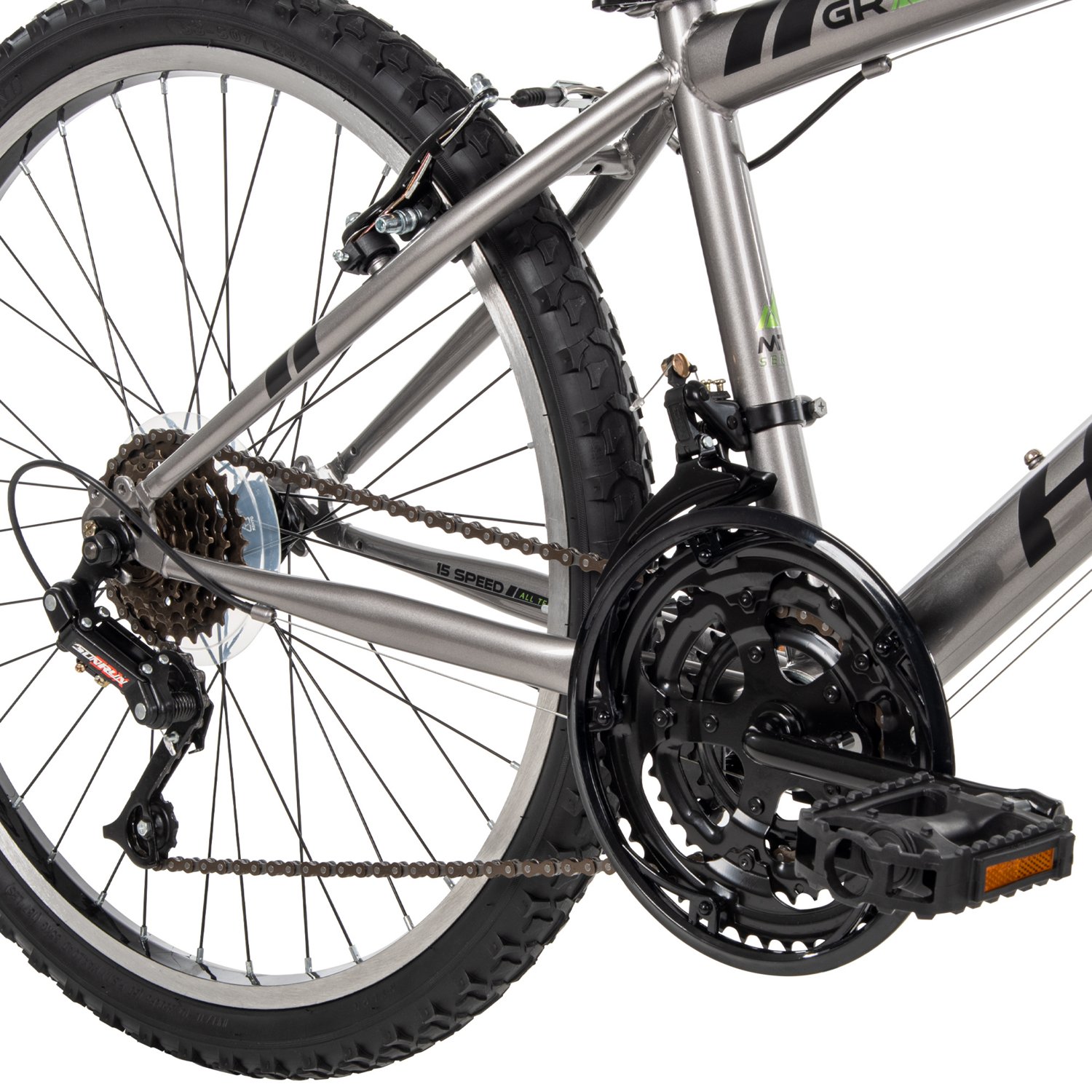 Huffy Kids 24 in Granite 15 Speed Mountain Bike Academy