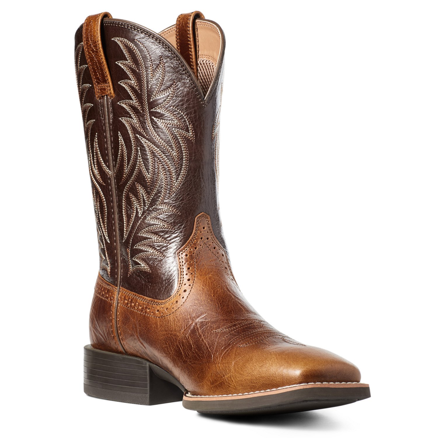 Ariat Men s Sport Wide Square Toe Western Boots Academy