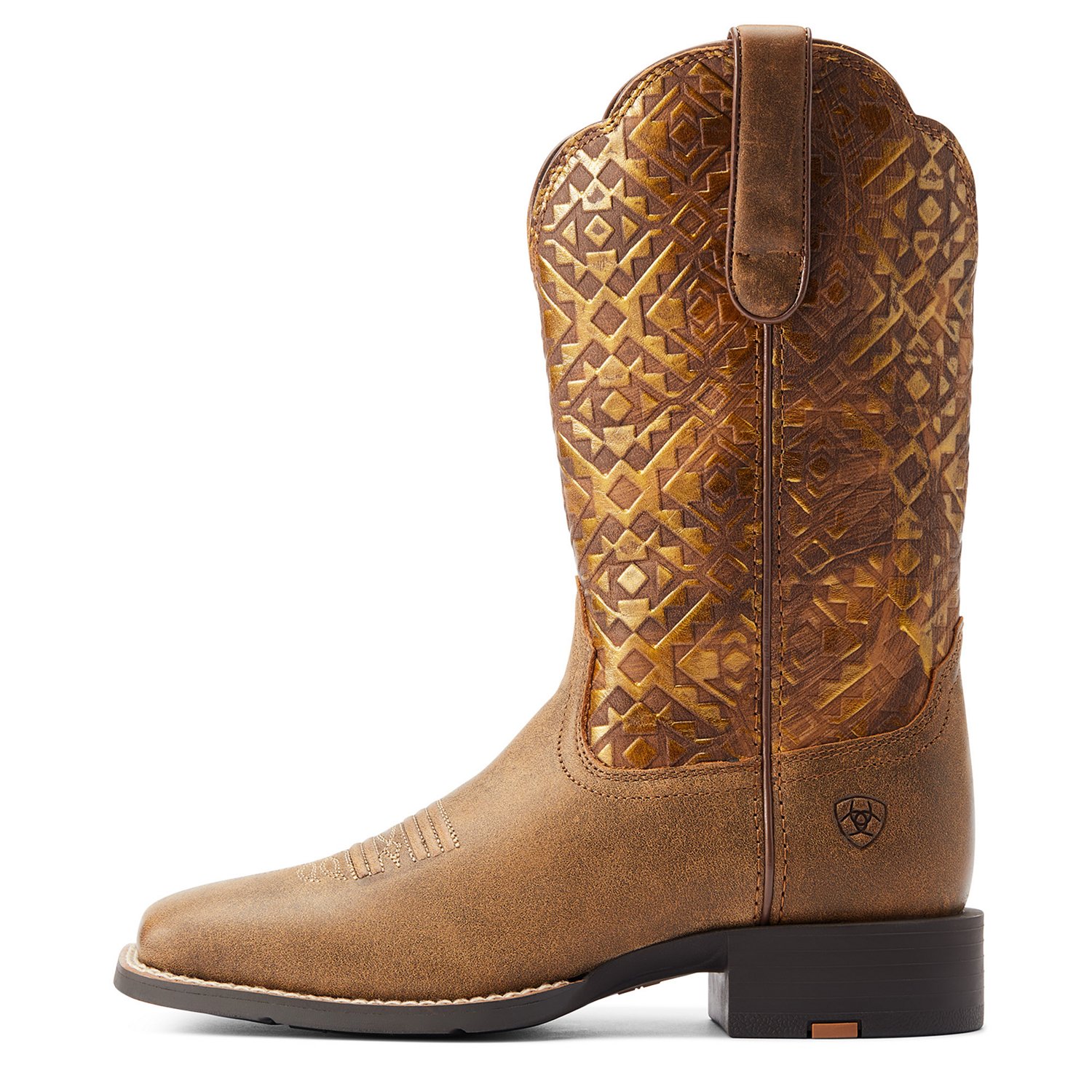 Ariat Women's Round Up Wide Square Toe Western Boots - view number 2