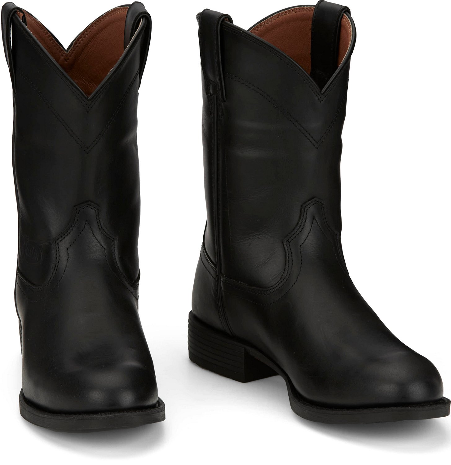 Western Boots Justin Ropers Academy Boots Round Toe Justin Men&