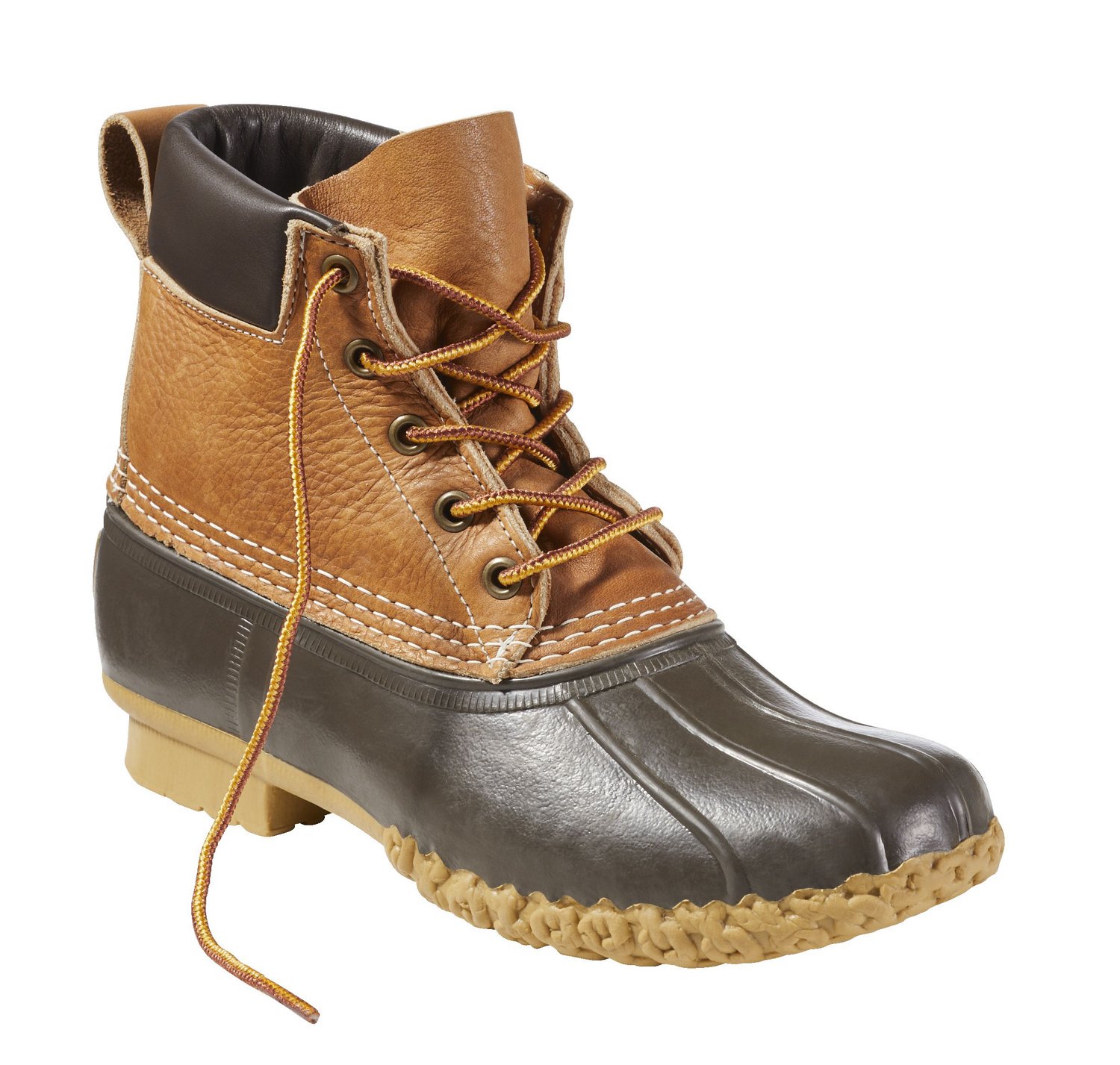 Tumbled leather outlet bean boots