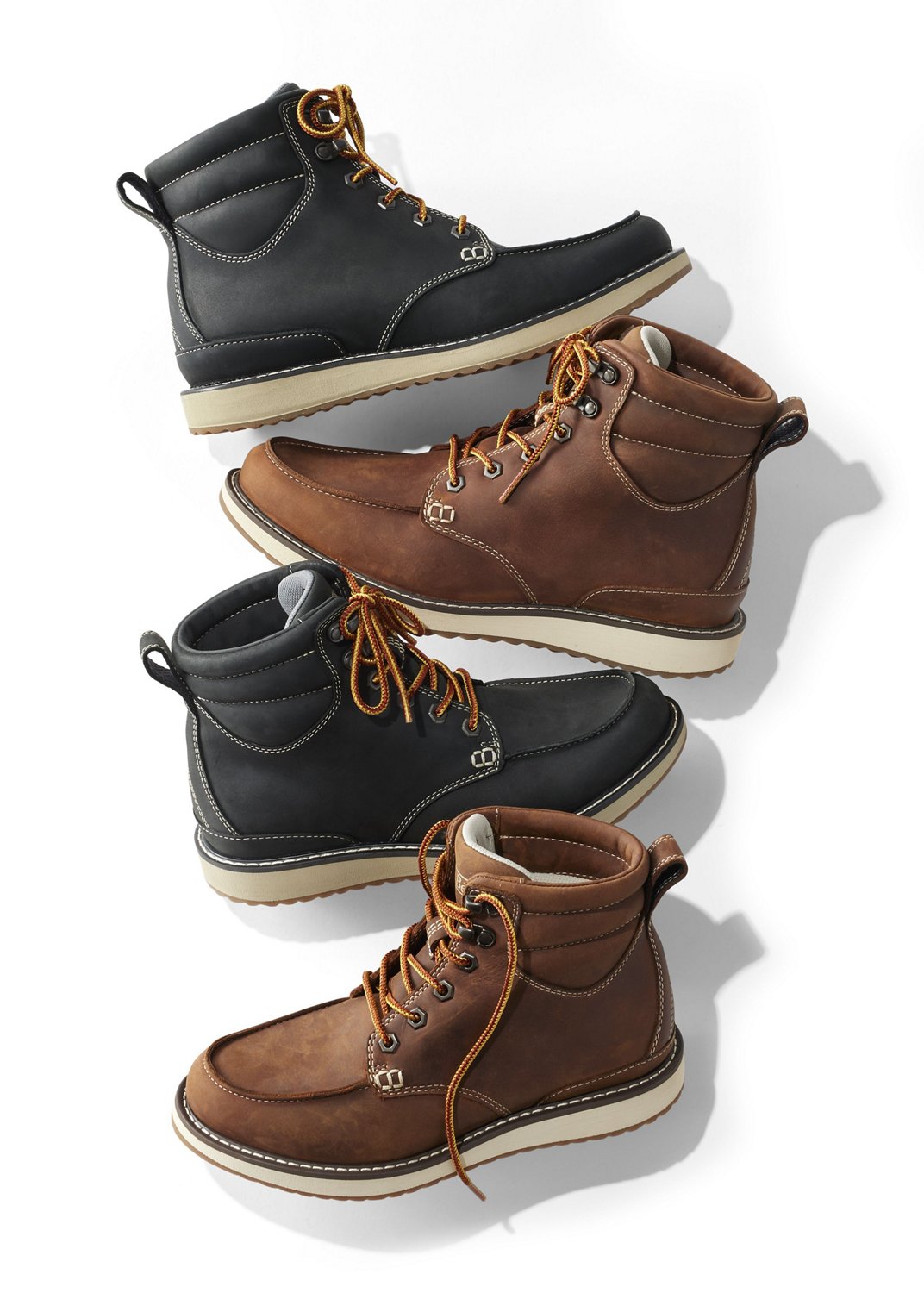L.L.Bean Men's Stonington Moc-Toe Boots - view number 7