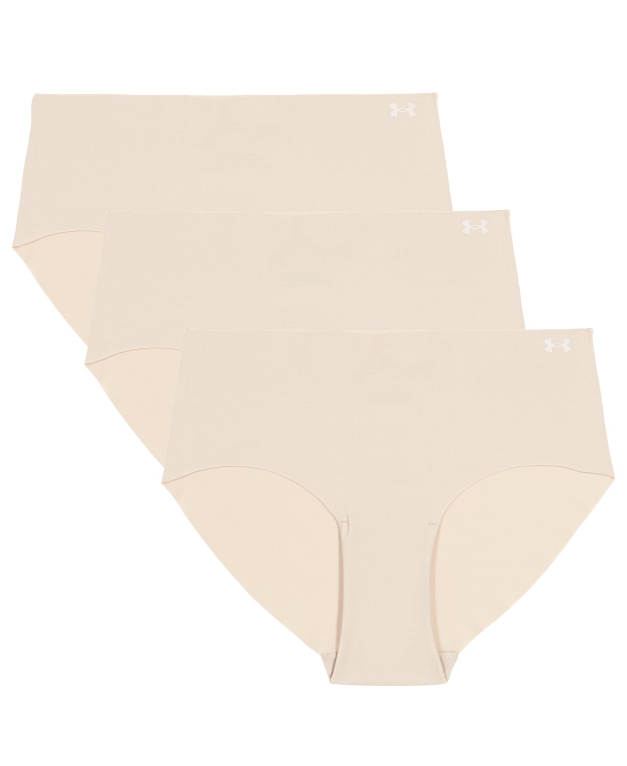 Under Armour Women's Pure Stretch No Show Hipster Underwear 3-Pack                                                               - view number 4