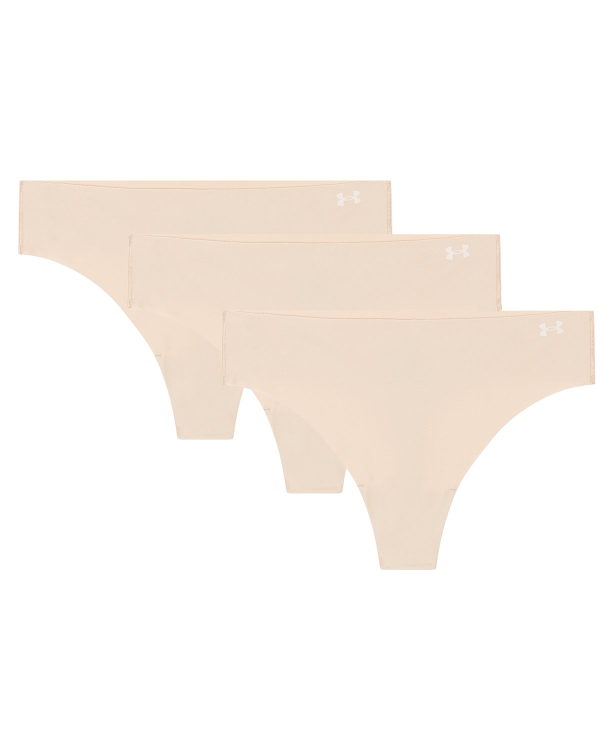 Under Armour Women's Pure Stretch No Show Thongs 3-Pack                                                                          - view number 4