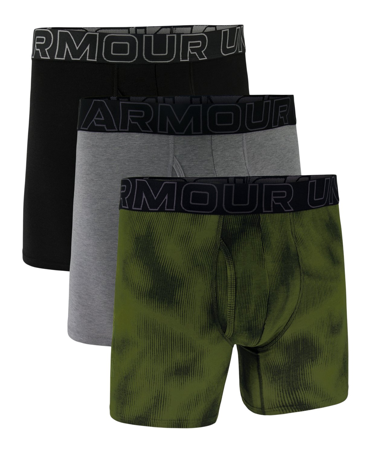 1 Pair Performance Cotton Printed Boxer Briefs - view number 3