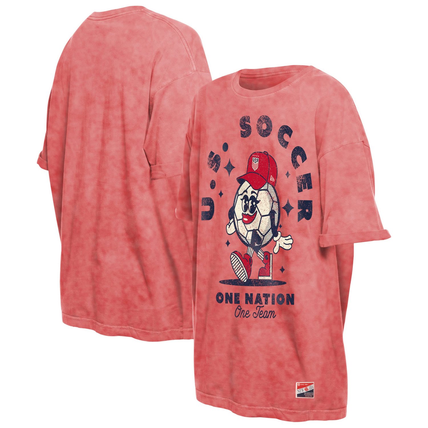 5th  Ocean by New Era USWNT Throwback Oversized T-Shirt - view number 1