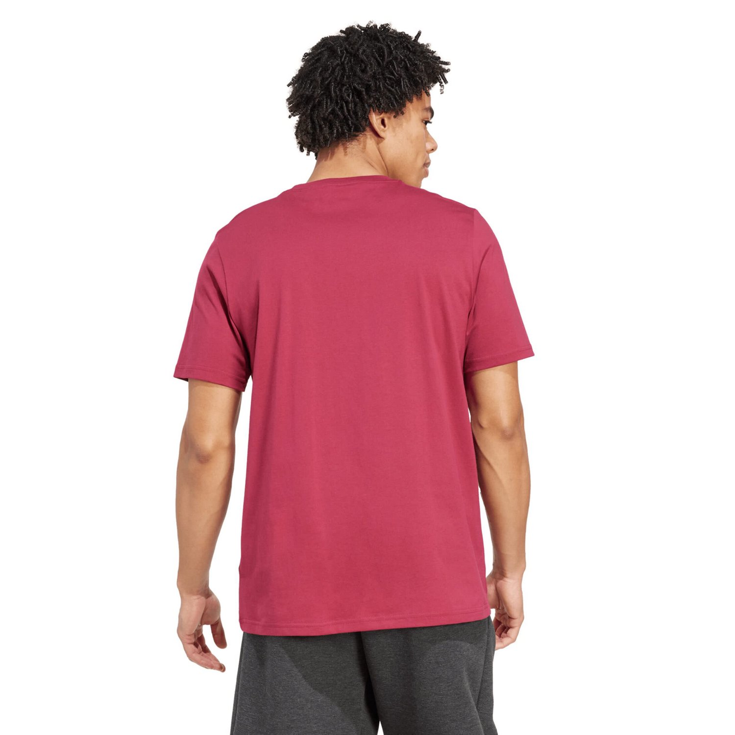 adidas AS Roma Three-Stripe Wordmark T-Shirt - view number 2