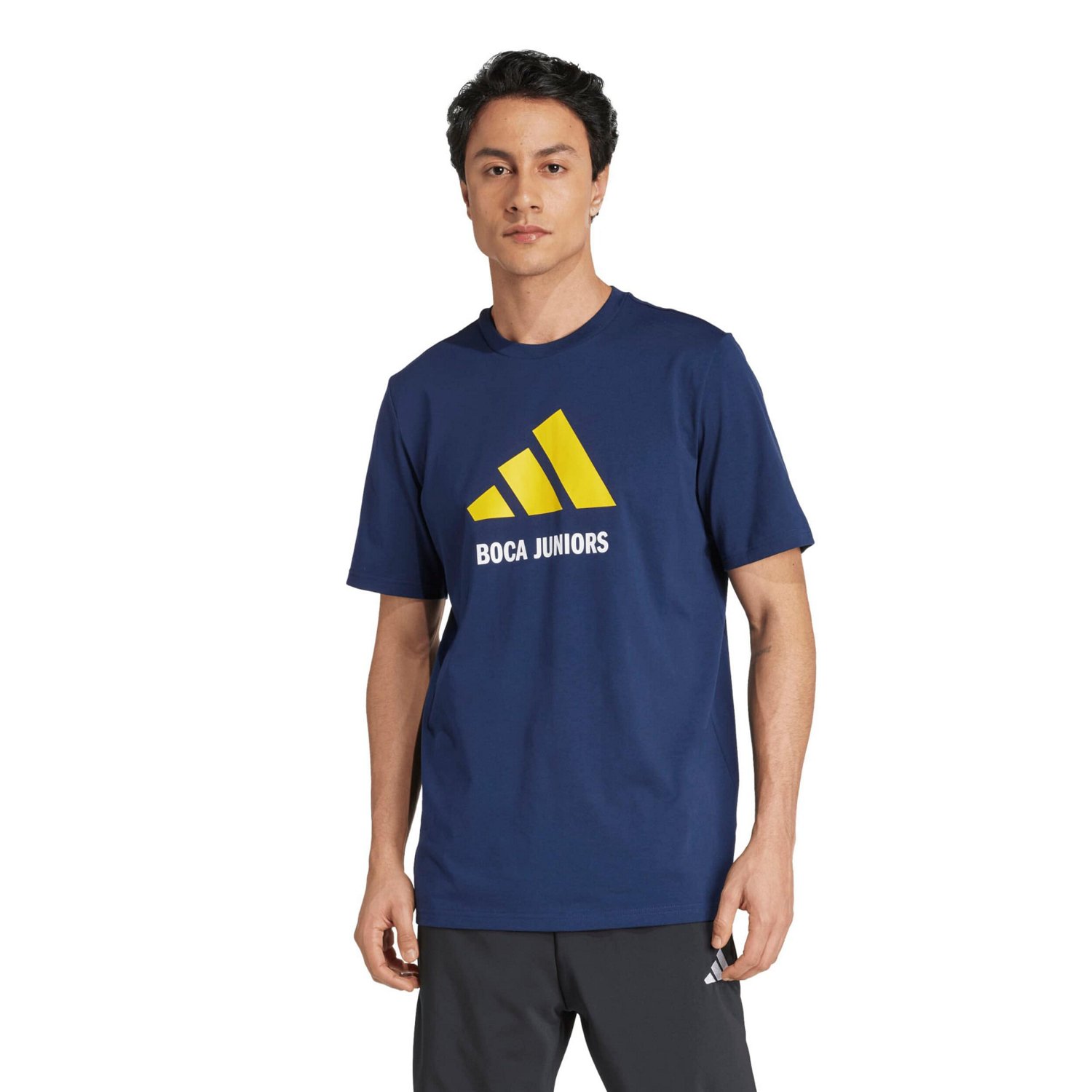 adidas Boca Juniors Three-Stripes Wordmark T-Shirt