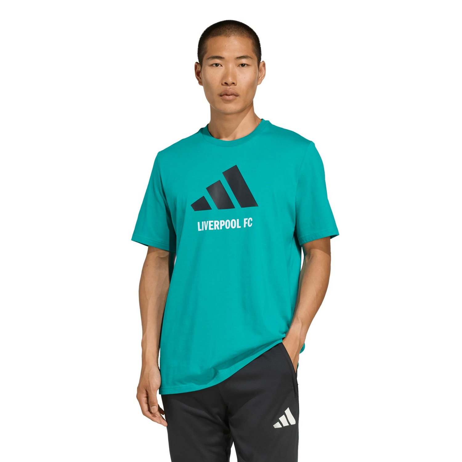 adidas Liverpool Three-Stripes Wordmark T-Shirt