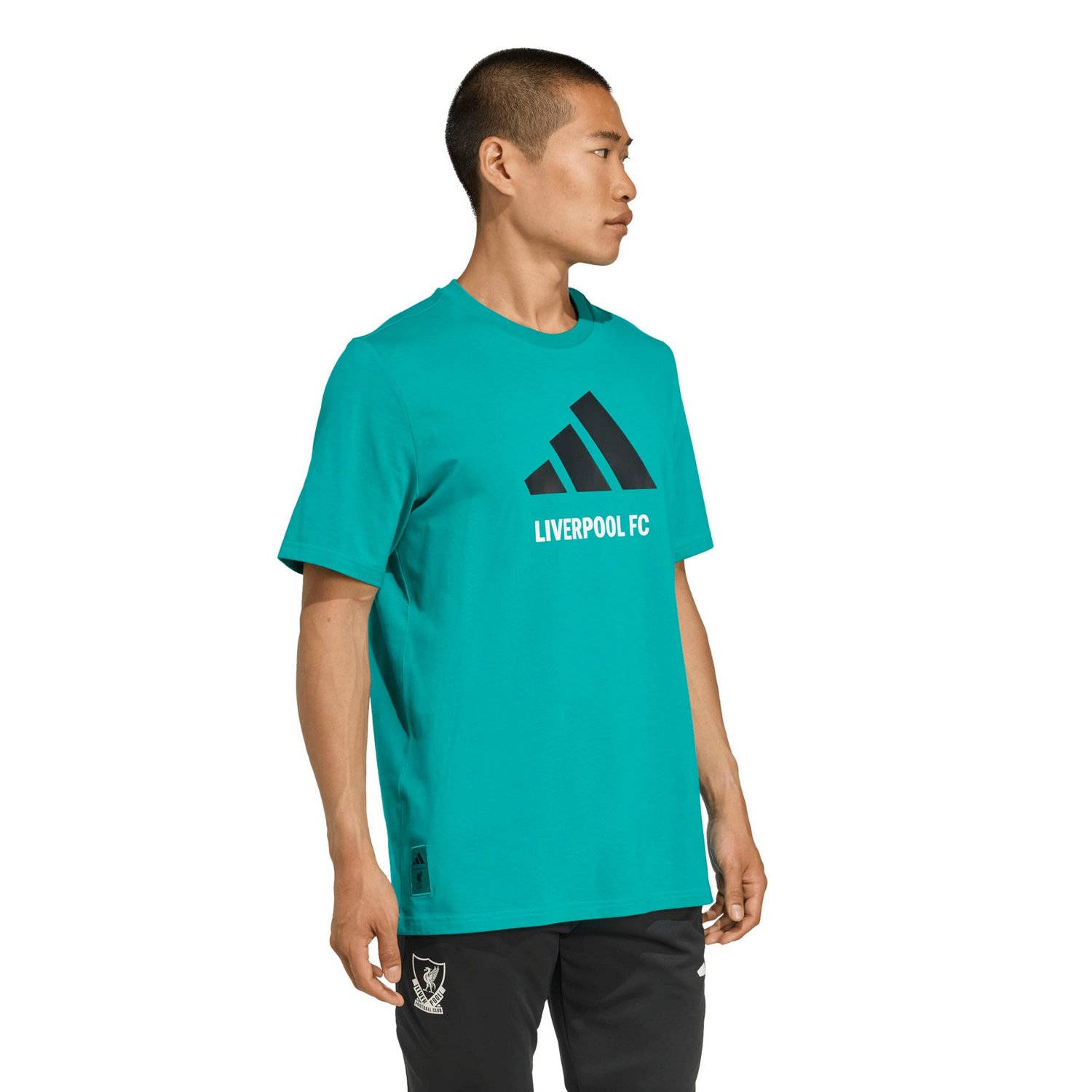 adidas Liverpool Three-Stripes Wordmark T-Shirt - view number 3