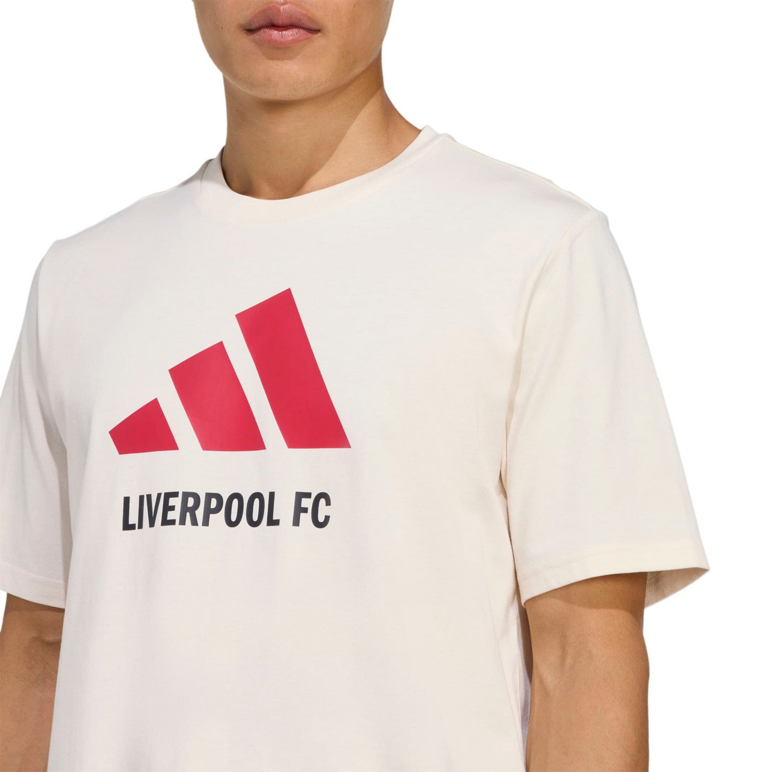 adidas Liverpool Three-Stripes Wordmark T-Shirt - view number 4