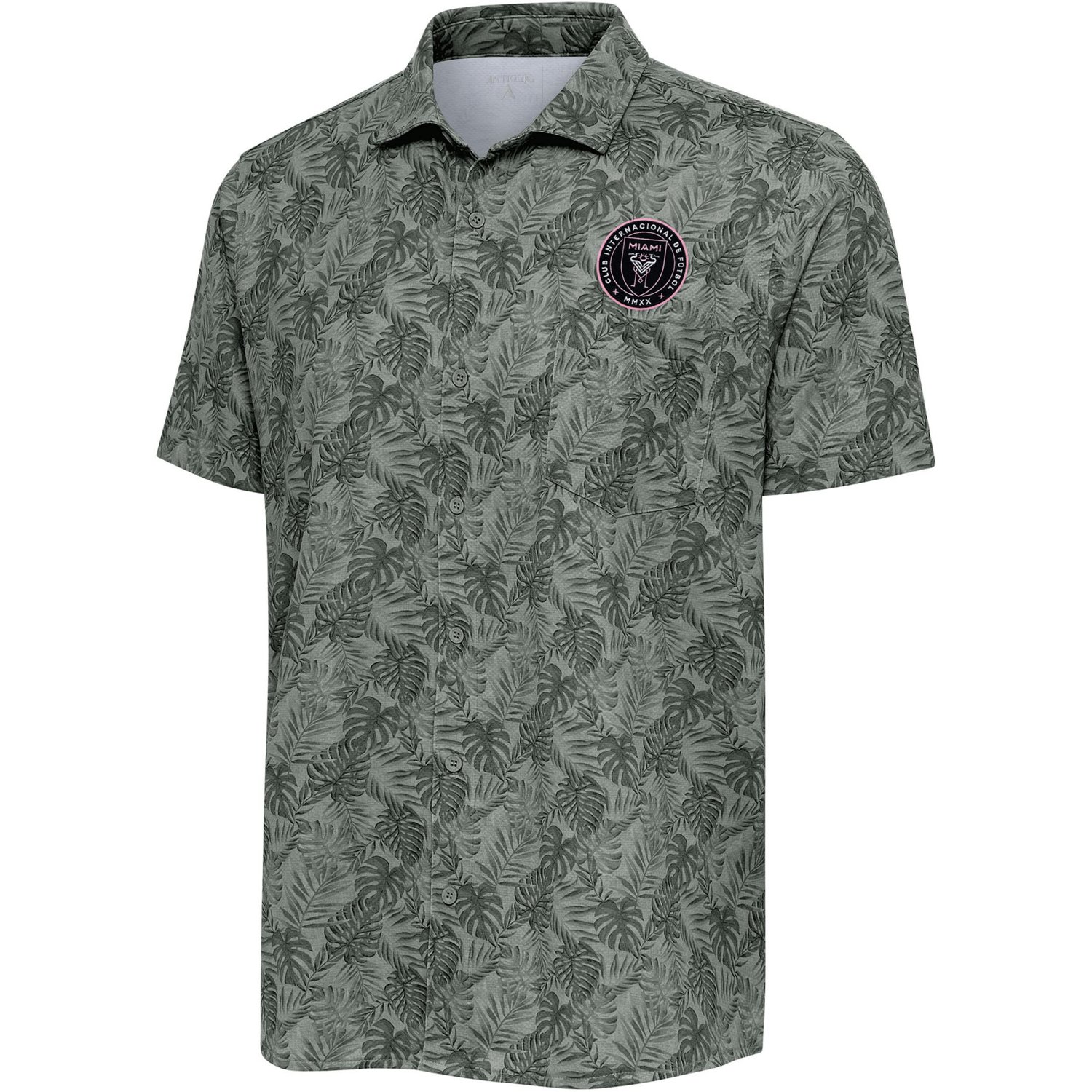 Antigua Inter Miami CF Tampa Button-Up Shirt