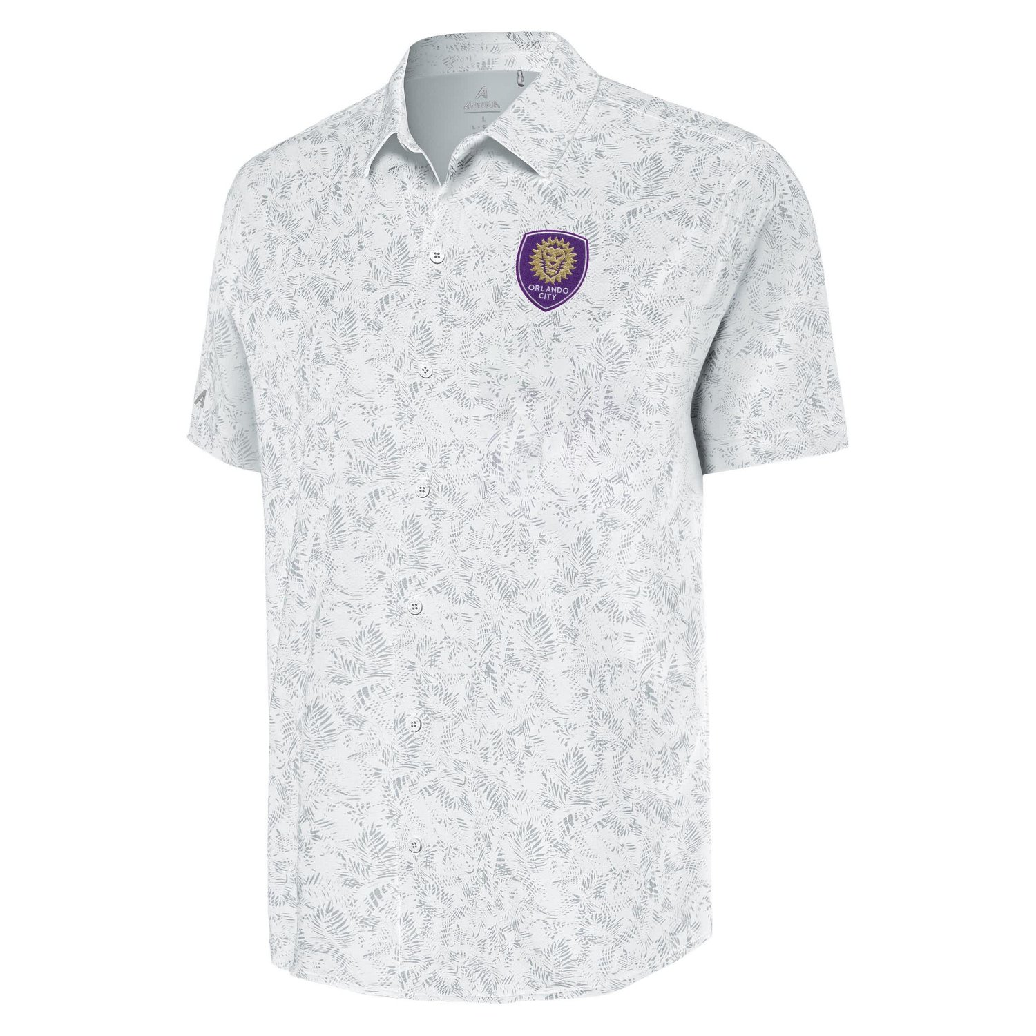Antigua Orlando City SC Lush Button-Up Shirt - view number 2
