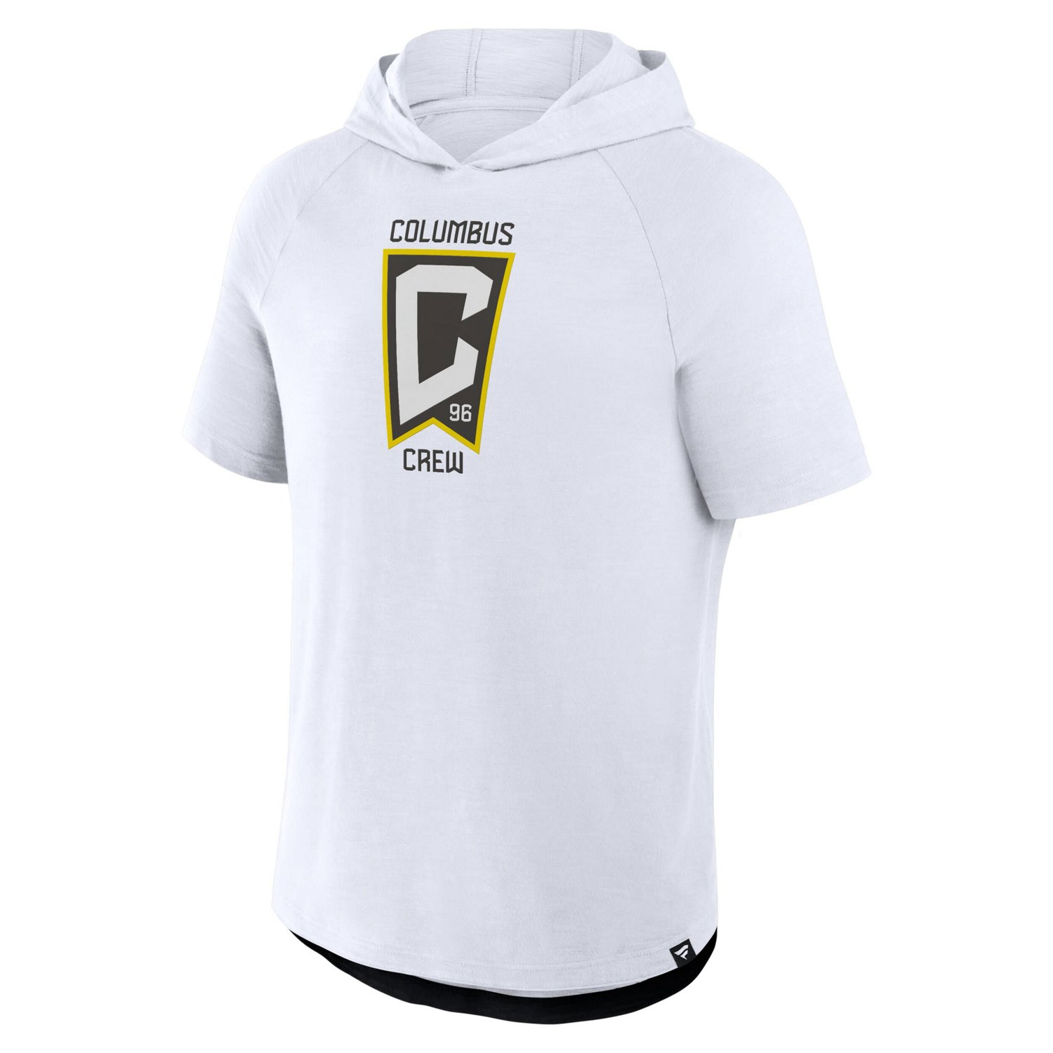 Fanatics Columbus Crew Hat Trick Stadium Slub Raglan Short Sleeve Pullover Hoodie