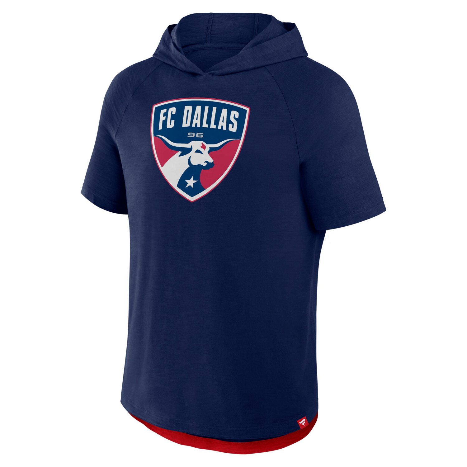 Fanatics FC Dallas Hat Trick Stadium Slub Raglan Short Sleeve Pullover Hoodie - view number 2