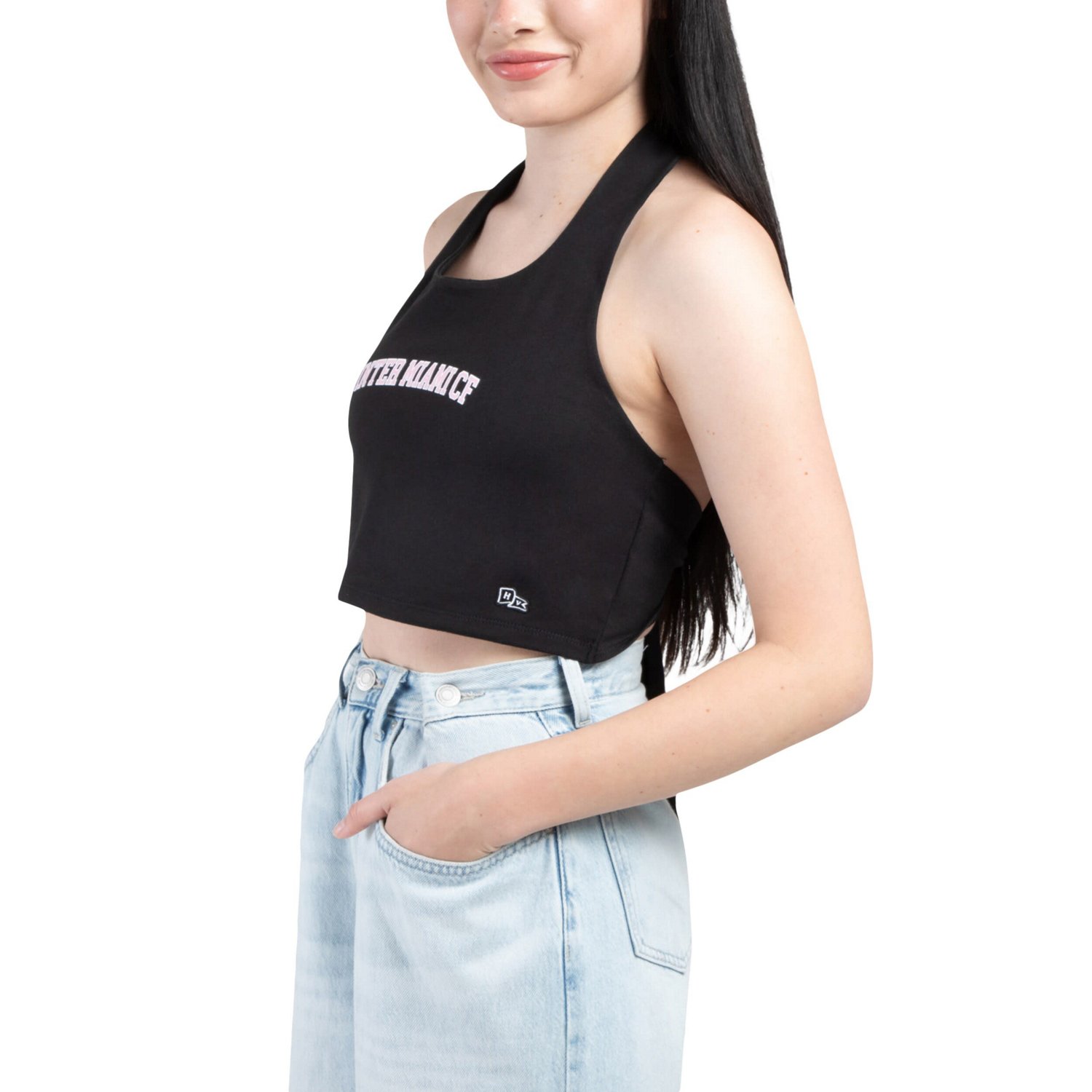 Hype and Vice Inter Miami CF Tailgate Halter Cropped Top - view number 2