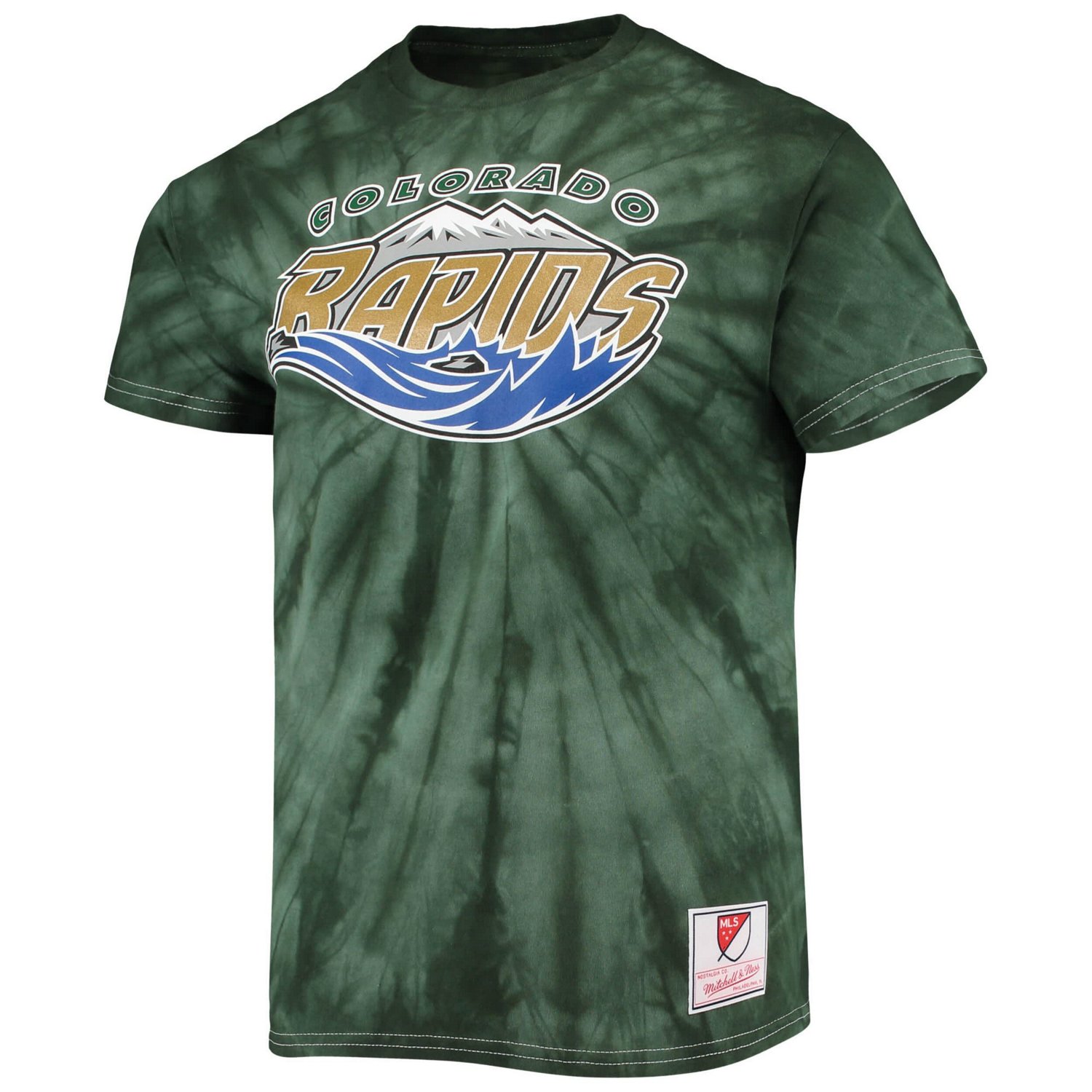 Mitchell  Ness Colorado Rapids Since '96 Tie-Dye T-Shirt - view number 2