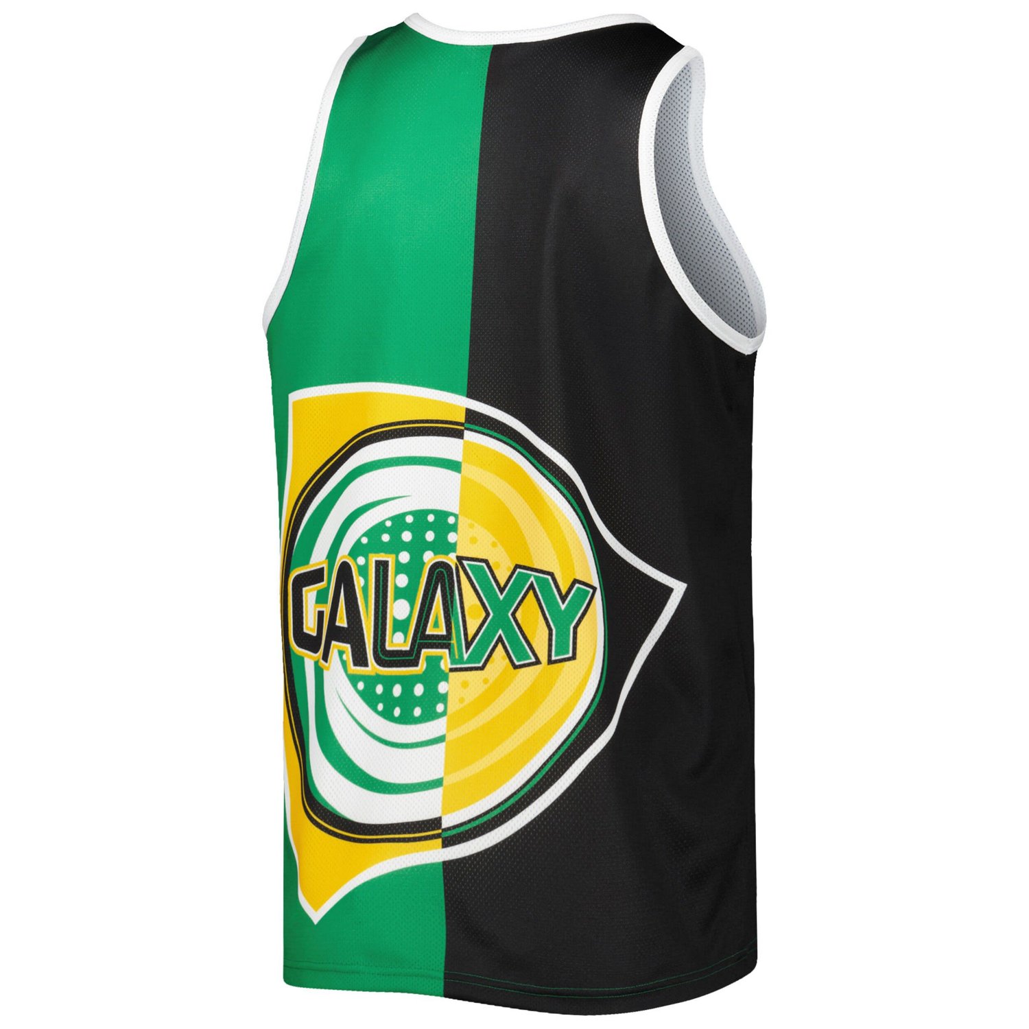 Mitchell  Ness Green LA Galaxy Sublimated Split Logo Tank Top - view number 3