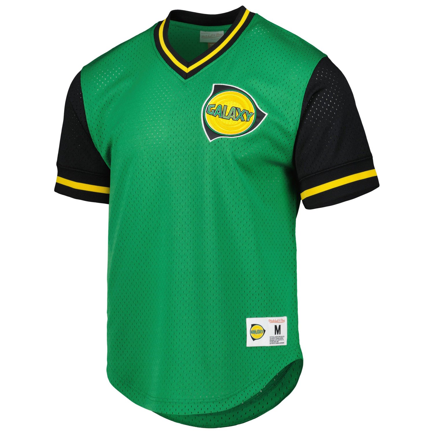 Mitchell  Ness LA Galaxy Mesh V-Neck T-Shirt - view number 2